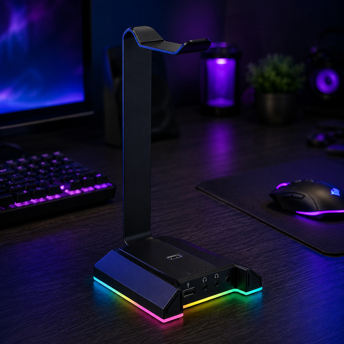 Halo — RGB Headset Stand