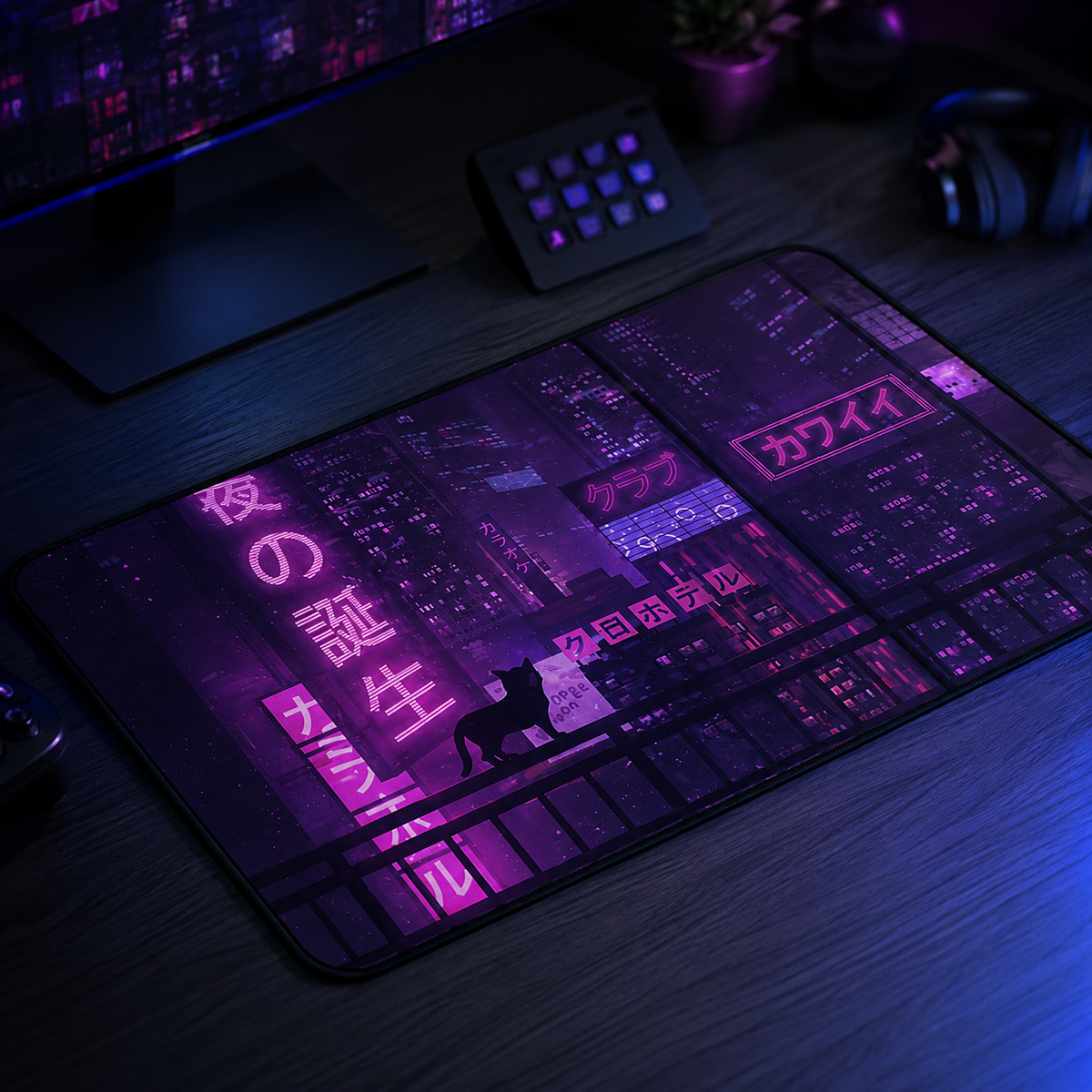 Shinjuku — Neon City Mouse Pad