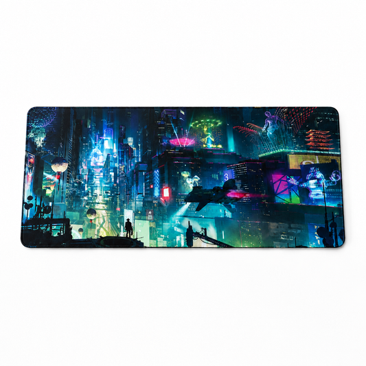 Neo Kyoto — Cyberpunk City Mouse Pad