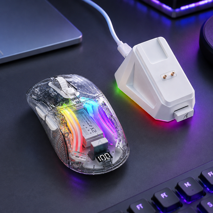 Pulse — Transparent RGB Gaming Mouse