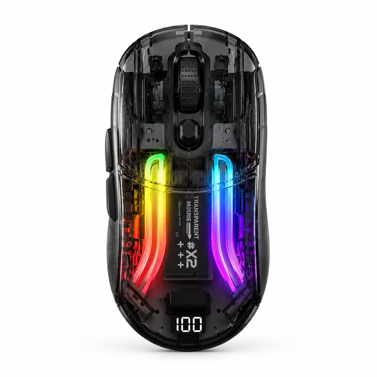 Pulse — Transparent RGB Gaming Mouse