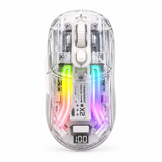Pulse — Transparent RGB Gaming Mouse