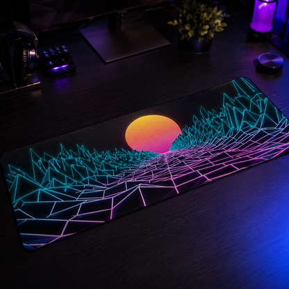 Drift — Synthwave Mouse Pad