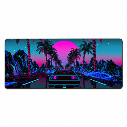 Drift — Synthwave Mouse Pad