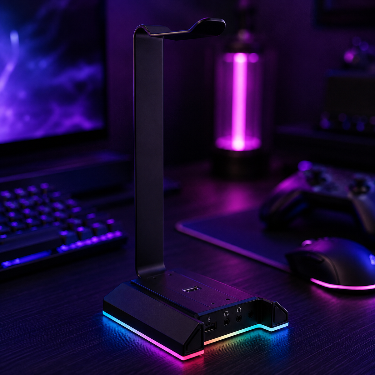 Halo — RGB Headset Stand