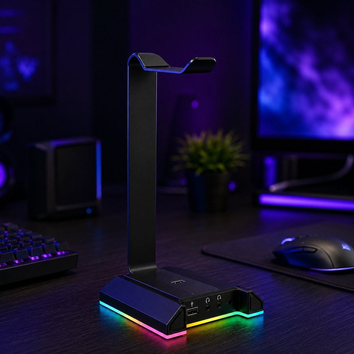 Halo — RGB Headset Stand