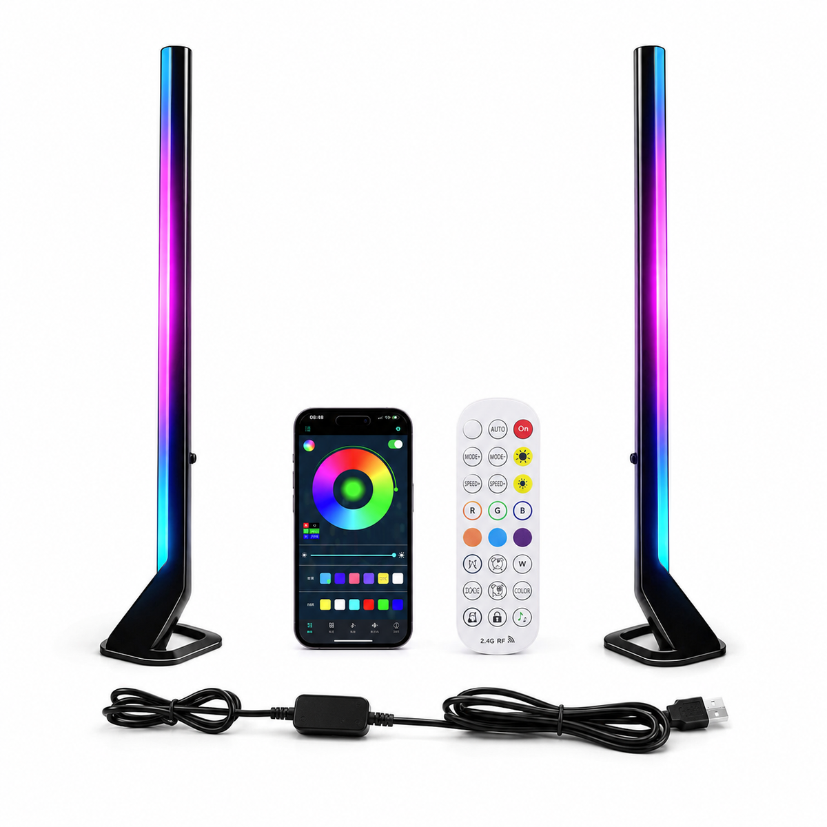 Flux — RGB Ambient Light Bars (Set of 2)