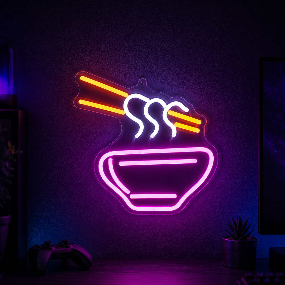 Dotonbori — Neon Ramen Sign