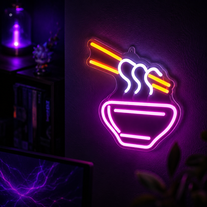 Dotonbori — Neon Ramen Sign