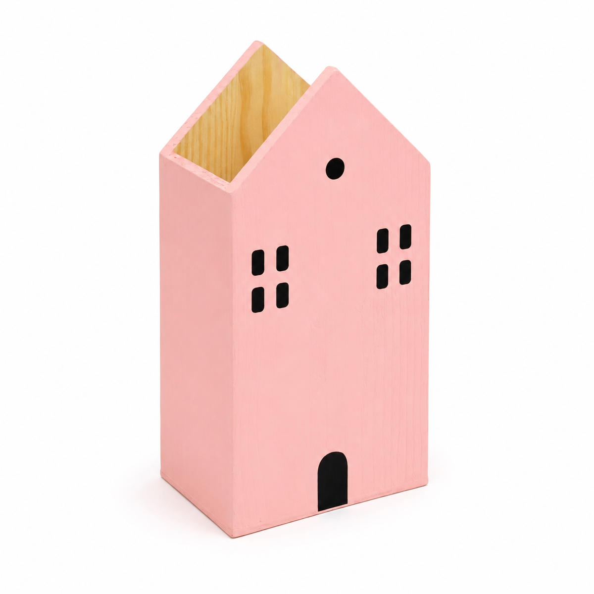Takayama — Pink Wooden Pencil Holder