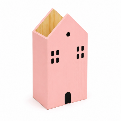 🎁 Takayama — Pink Wooden Pencil Holder (20% off)