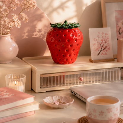 Tochigi — Handmade Ceramic Strawberry Organizer