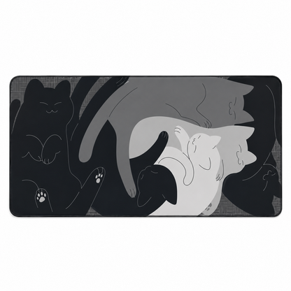 Tashirojima — Sakura Cat Mouse Pad