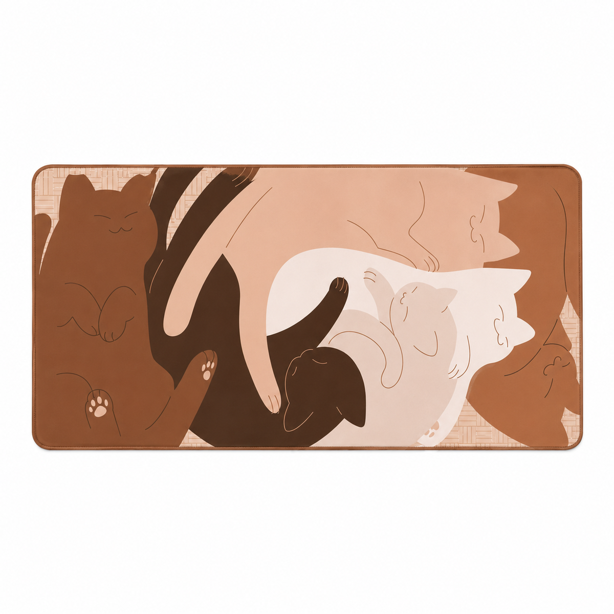 Tashirojima — Sakura Cat Mouse Pad