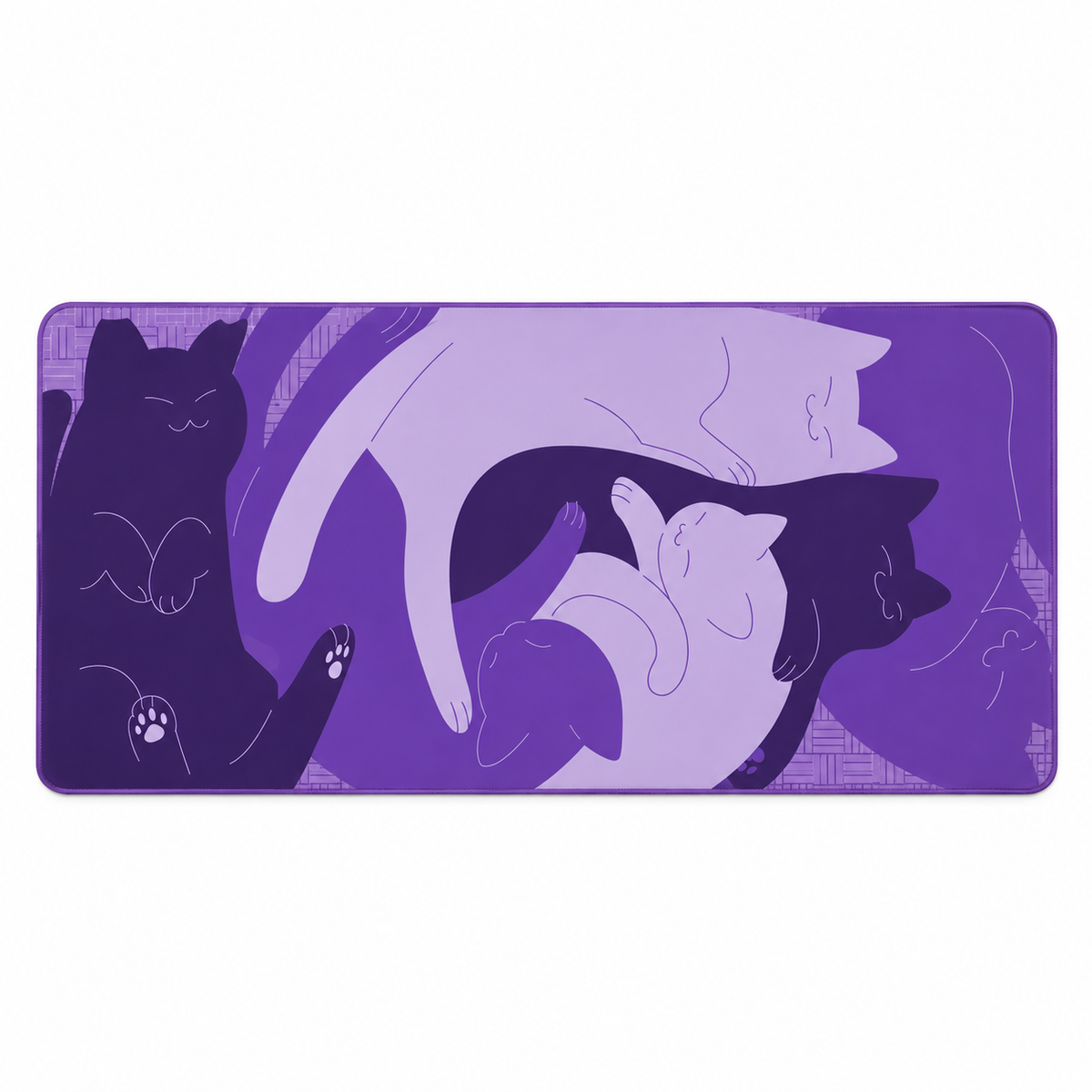 Tashirojima — Sakura Cat Mouse Pad