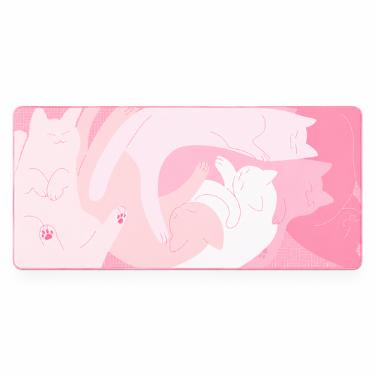 Tashirojima — Sakura Cat Mouse Pad