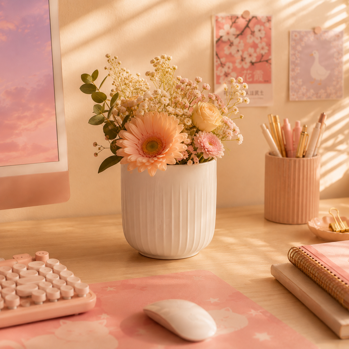 Aarhus — Ribbed Ceramic Planter