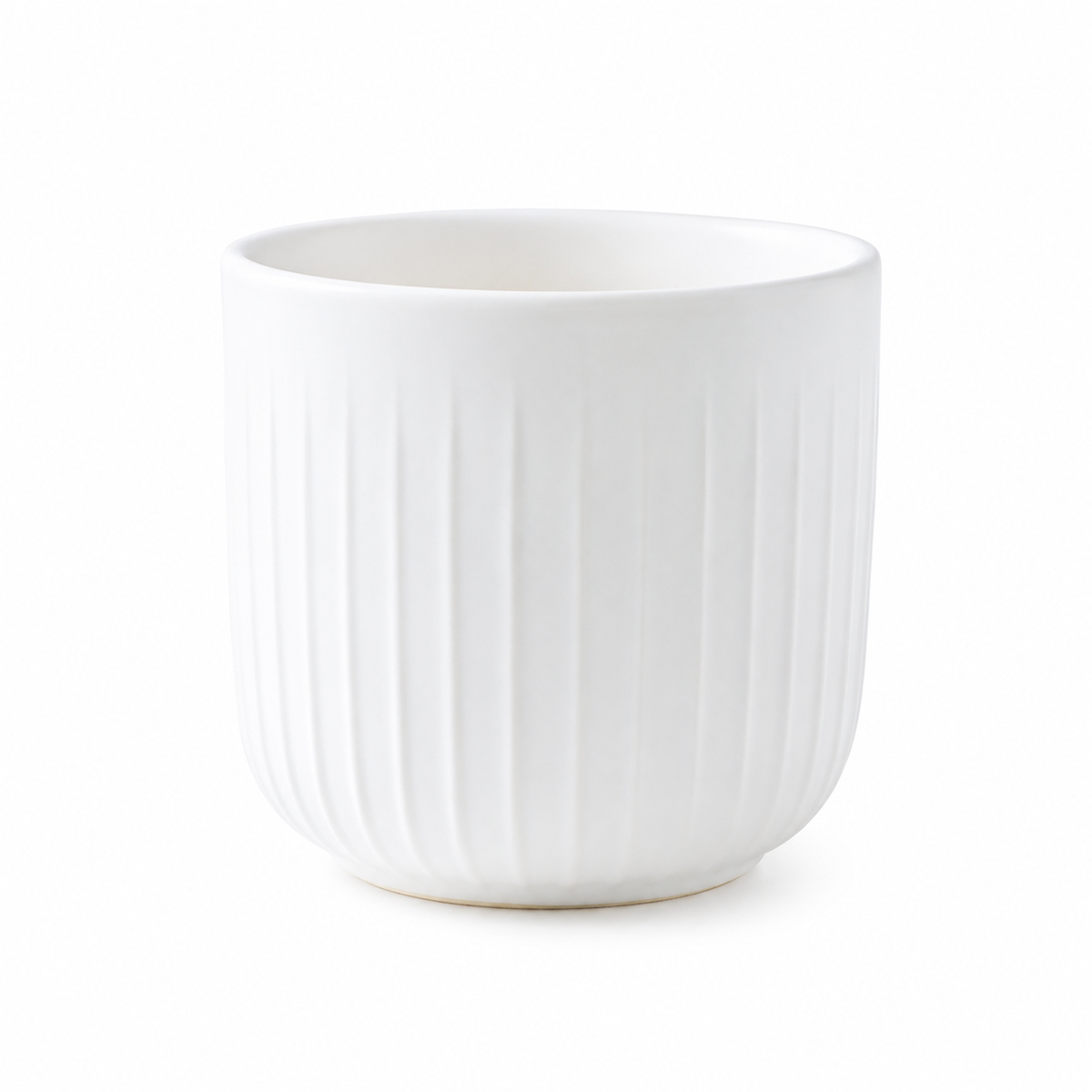 Aarhus — Ribbed Ceramic Planter