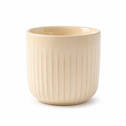 Aarhus — Ribbed Ceramic Planter