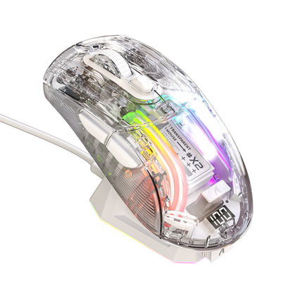 Pulse — Transparent RGB Gaming Mouse